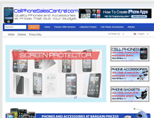 Tablet Screenshot of cellphonesalescentral.com